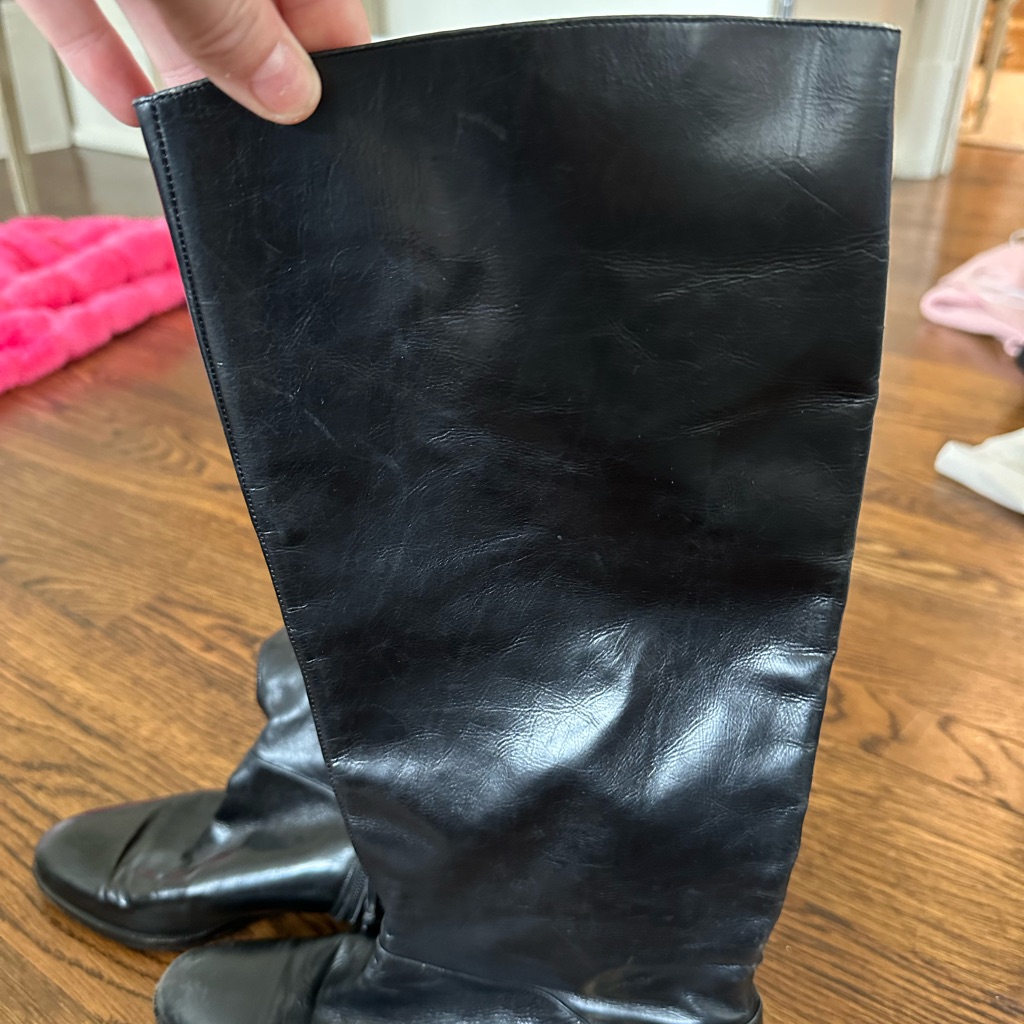 Salvatore Ferragamo Black Winter Boots- Vintage
